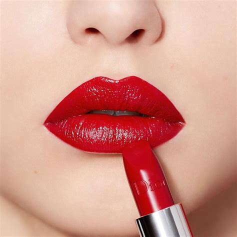 Dior red lipstick